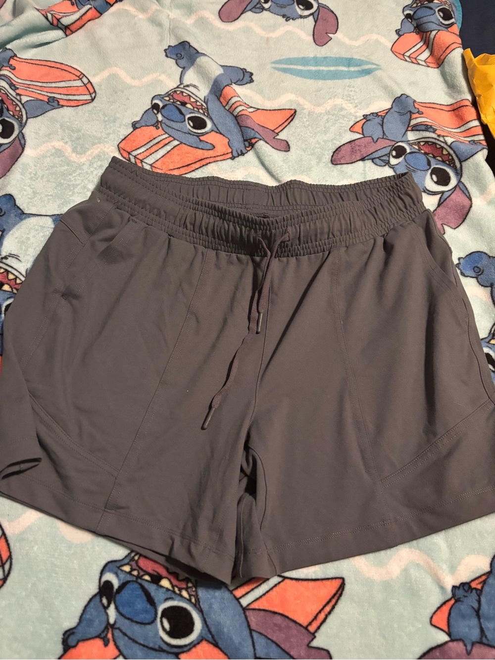Mondetta Charcoal Gray Elastic Waist Shorts
